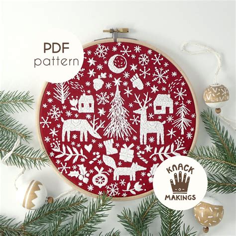 etsy christmas embroidery designs|free printable christmas embroidery designs.